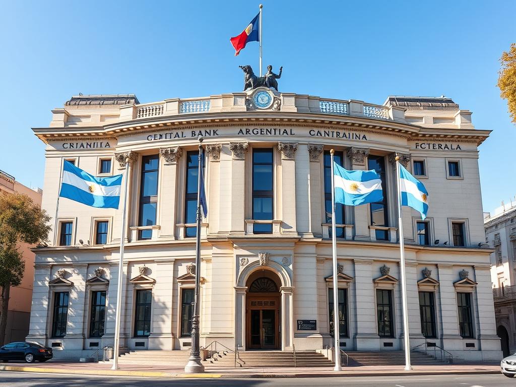 edificio de banco central de la republica de argentina